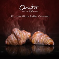 F07 27 Layer Glaze Butter Croissant Croissant (2 pieces per sets)